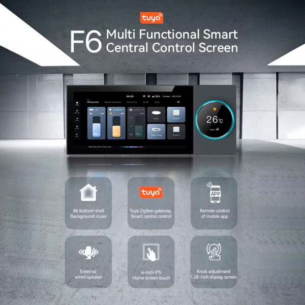 6-Inch IPS Panel de control Gateway Hub Tuya - Imagen 2