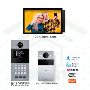 Tuya Smart Home Automation In-Wall Mount Central Control Switch Panel con sistema de Timbre