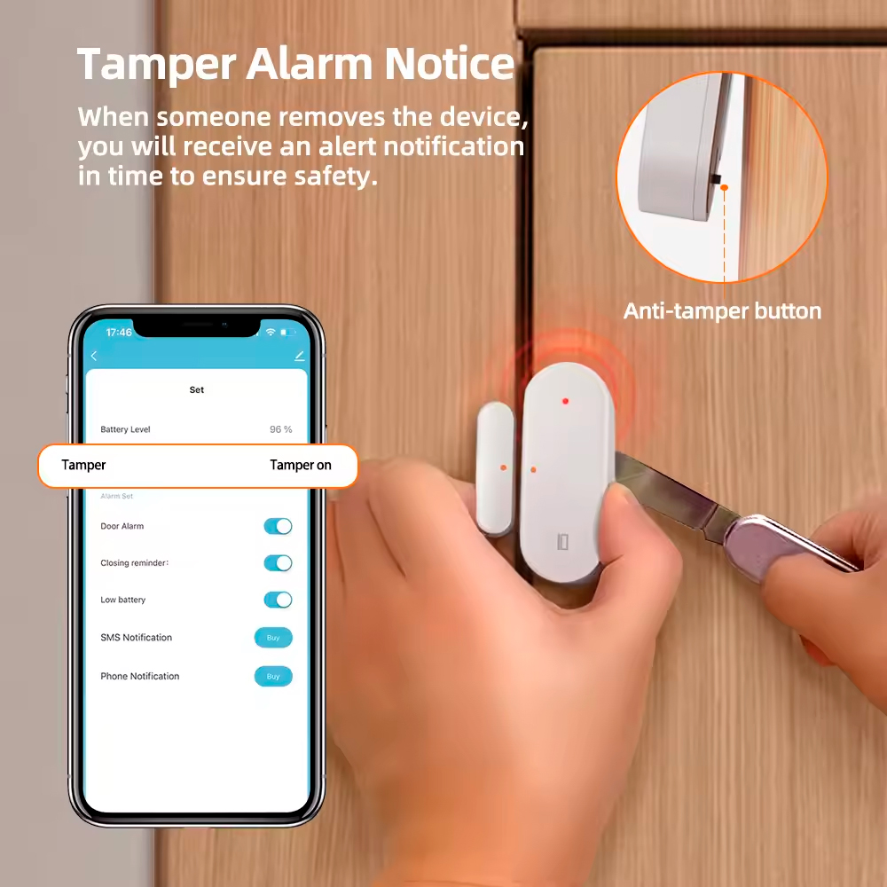 Avatto Sensor de Ventana y Puerta Inteligente Zigbee Avatto Tuya - Imagen 4