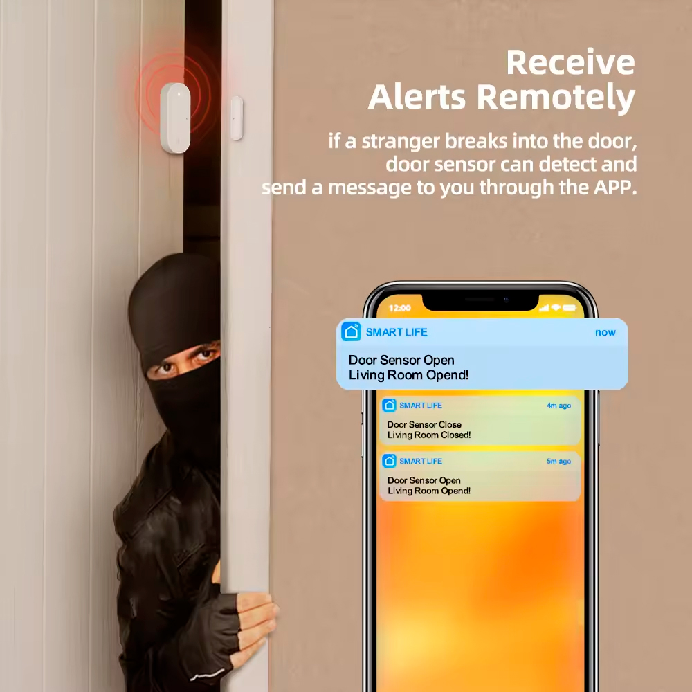 Avatto Sensor de Ventana y Puerta Inteligente Zigbee Avatto Tuya - Imagen 6